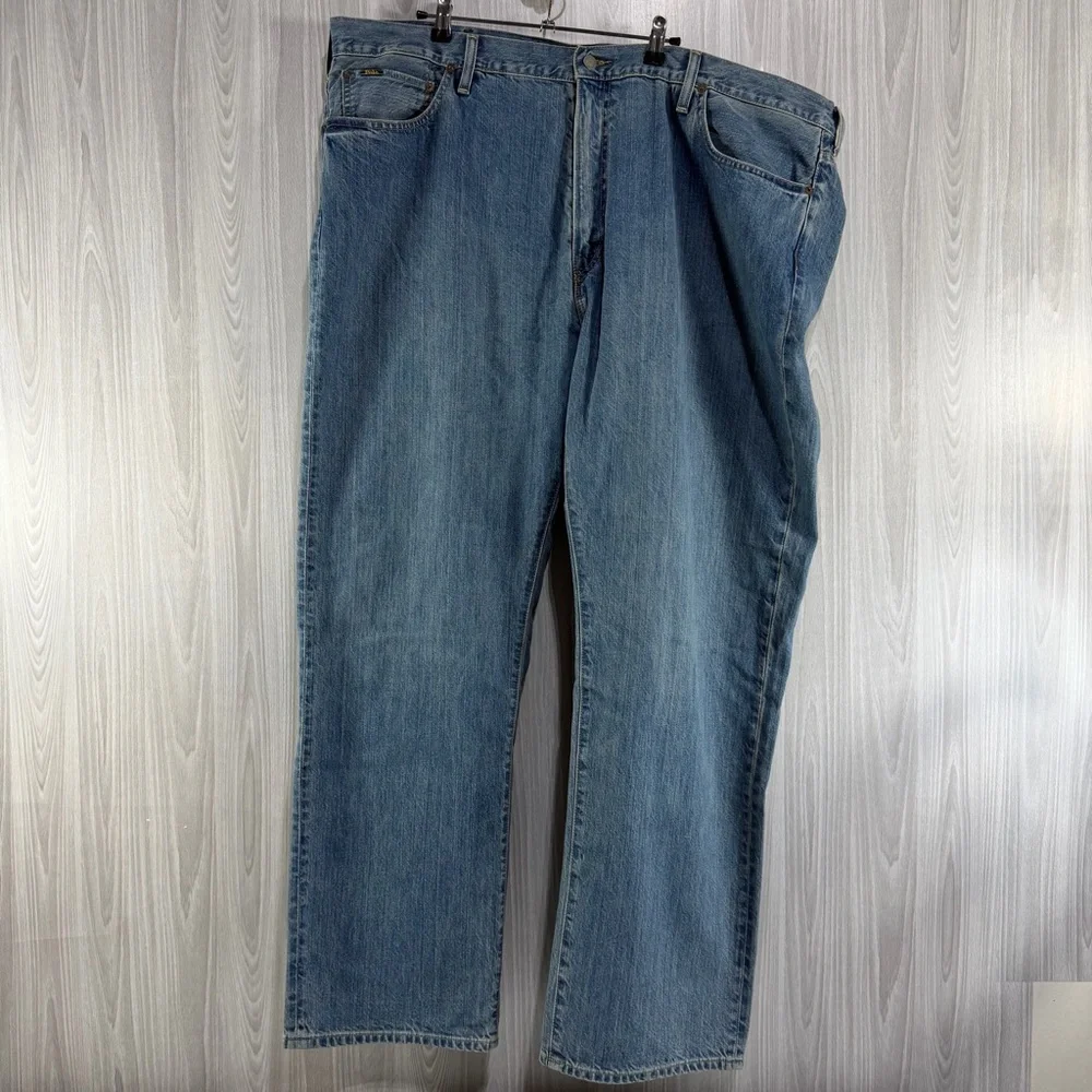 Polo Ralph Lauren Mens Hampton Relaxed Straight Big & Tall‎ 46 X 32 Denim Jeans